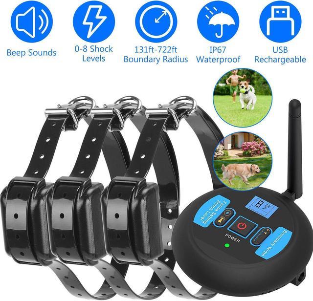 3 dog wireless outlet fence