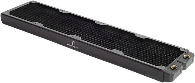 Main image of 480mm 28mm Thick Computer Radiator Copper Water Cooling Cooler for CPU Heat Sink - Liquid Heat Exchanger Dual G1/4 Port