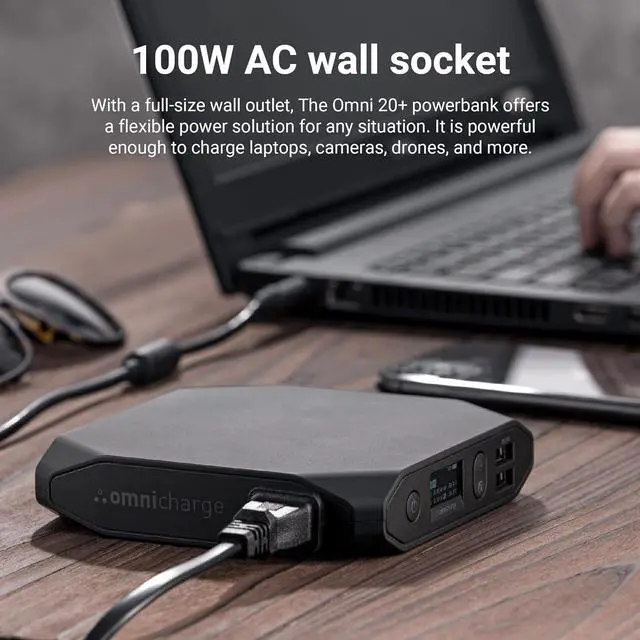 Alt view image 5 of 7 - 20+ 20000mah Laptop Power Bank Portable Charger | AC/DC/USB-C/Wireless Battery Backup for Laptops:MacBook Pro/Dell/Surface | Cameras:Canon/Nikon/DSLR/DJI Drones | Smart Devices:iPhone/Samsung