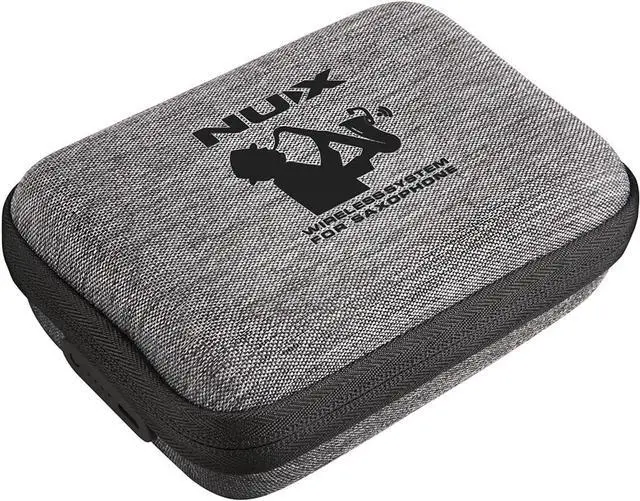 Alt view image 6 of 7 - B-6 Saxophone Wireless System with Charging Case,Operation Range of 20 Meters,High-Resolution 24- bit/44.1kHz Audio,2.4GHz Wireless Saxophone Microphone