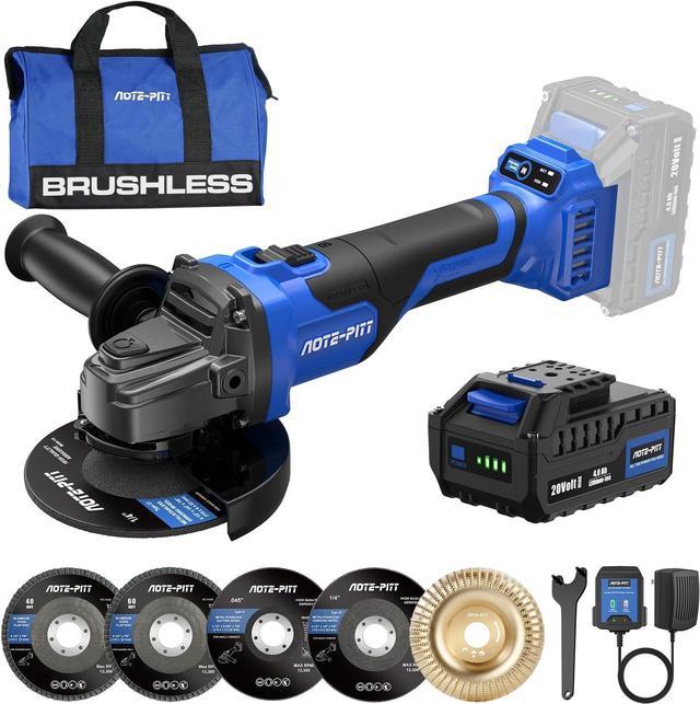 18V Brushless Cordless 4-1/2 in. Angle Grinder Kit with 4.0 Ah Battery and  Charger