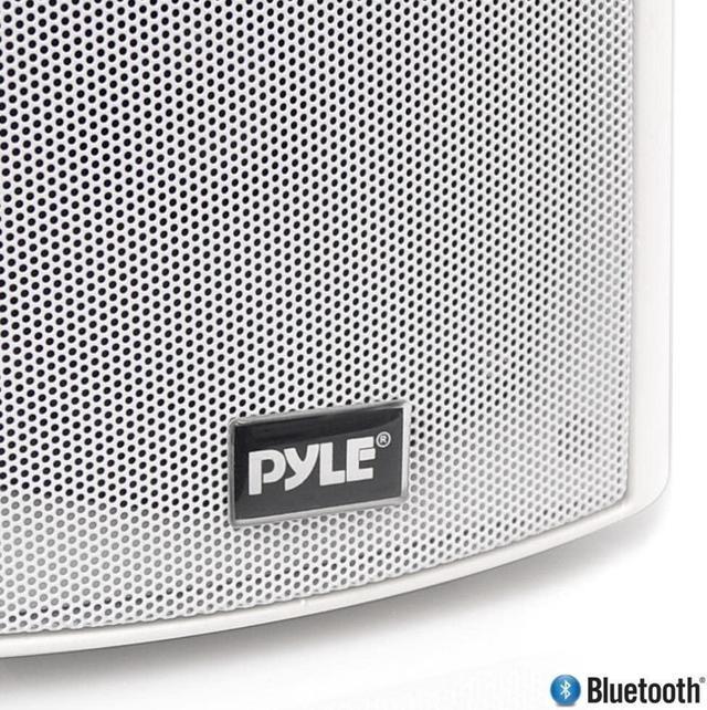 Pyle Wall Mount Home Speaker outlet System - Active + Passive Pair Wireless Bluetooth