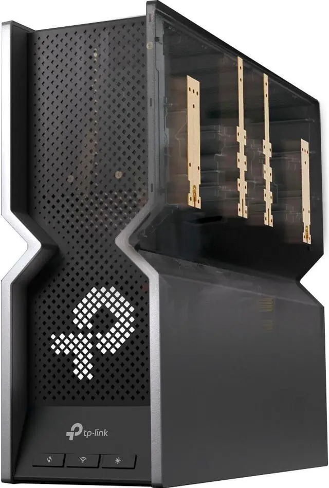 Alt view image 2 of 3 - TP-Link Archer BE800 BE19000 Tri-Band Wi-Fi 7 Router Black
