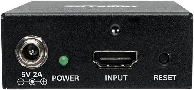 Alt view image 2 of 4 - Tripp Lite 2-Port 3D HDMI Splitter HDCP 2.2, HDMI 2.0, 4K x 2K @ 60Hz 3840 x 2160 Ultra HD Video Audio TAA (B118-002-UHD-2)