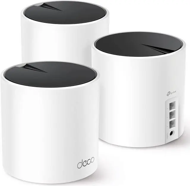 Main image of TP-Link Deco AX3000 WiFi 6 Mesh System(Deco X55) - Covers up to 6500 Sq.Ft. , Replaces Wireless Router and Extender, 3 Gigabit ports per unit, supports Ethernet Backhaul (3-pack)