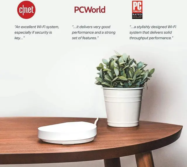 Alt view image 4 of 6 - TP-Link Deco Mesh WiFi System(Deco M5) Up to 5,500 sq. ft. Whole Home Coverage and 100+ Devices,WiFi Router/Extender Replacement, Anitivirus, 3-pack