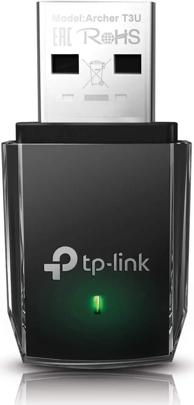 Main image of TP-Link AC1300 USB WiFi Adapter(Archer T3U)- 2.4G/5G Dual Band Wireless Network Adapter for PC Desktop MU-MIMO WiFi Dongle USB 3.0 Supports Windows 10 8.1 8 7 XP/Mac OS X 10.9-10.14