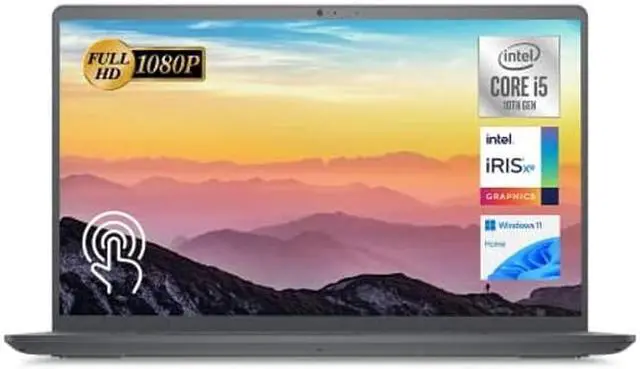 Main image of Dell Inspiron 15 3000 Series 3511 Laptop, 15.6" FHD Touchscreen, Intel Core i5-1035G1, 16GB DDR4 RAM, 256GB PCIe SSD, SD Card Reader, Webcam, HDMI, Wi-Fi, Windows 11 Home, Black