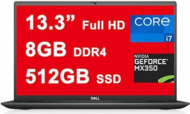 Main image of Dell Vostro 5000 5301 Laptop I 13.3 inch Full HDAnti-Glare I 11th Gen Intel 4-Core i7-1165G7 I 8GB DDR4 512GB SSD I GeForce MX350 2GB Graphic I Backlit Fingerprint USB-C HDMI Win10 Dune