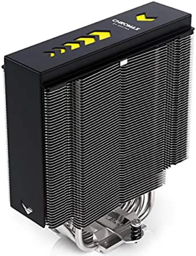 Alt view image 4 of 5 - Noctua NH-U14S Premium CPU Cooler with Noctua NA-HC5 chromax.Black.swap heatsink Cover Included