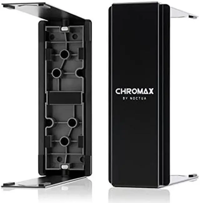 Alt view image 5 of 5 - Noctua NH-U12S SE-AM4 CPU Cooler with NA-HC2 chromax.Black heatsink Cover