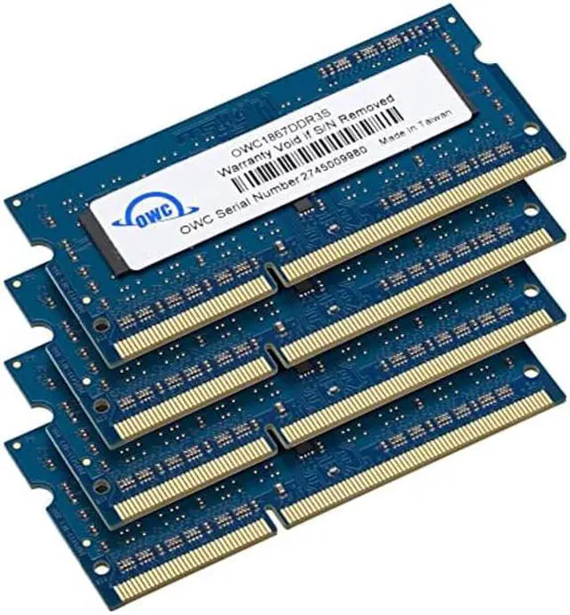 Main image of OWC 32GB (4 x 8GB) PC14900 DDR3 1866MHz SO-DIMMs Memory Compatible with 2015 (Late) iMac 27" w/Retina 5K Models and Compatible PCs (OWC1867DDR3S32S)