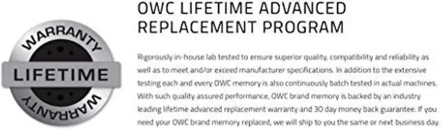 Alt view image 5 of 5 - OWC 32GB (4 x 8GB) PC14900 DDR3 1866MHz SO-DIMMs Memory Compatible with 2015 (Late) iMac 27" w/Retina 5K Models and Compatible PCs (OWC1867DDR3S32S)