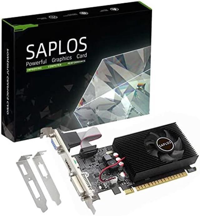 SAPLOS NVIDIA GT 730 4GB DDR3 128-bit, Low Profile Graphics Card