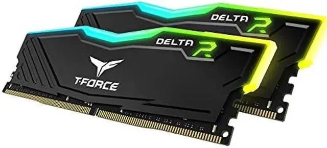Alt view image 5 of 5 - TEAMGROUP T-Force Delta RGB DDR4 32GB (2x16GB) 3200MHz (PC4-25600) CL16 Desktop Memory Module Ram TF3D432G3200HC16FDC01 - Black