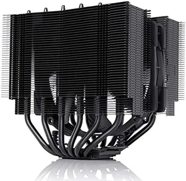 Alt view image 2 of 5 - Noctua NH-D15S chromax.Black CPU Cooler with NA-HC4 chromax.White heatsink Covers