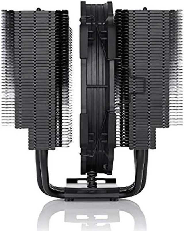 Alt view image 4 of 5 - Noctua NH-D15S chromax.Black CPU Cooler with NA-HC4 chromax.Black heatsink Covers