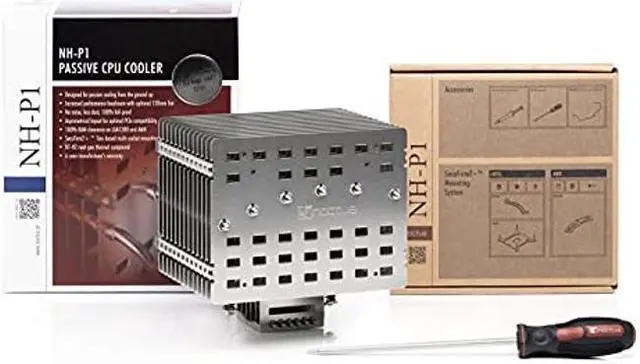 Alt view image 4 of 5 - Noctua NH-P1, Passive CPU Cooler - Fanless Heatsink for 100% Silent Cooling