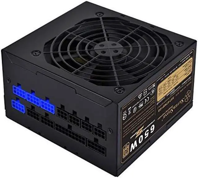 Alt view image 3 of 5 - SilverStone Technology 650W Computer Power Supply PSU Fully Modular with 80 Plus Gold & 140mm Design Power Supply (SST-ST65F-GS)