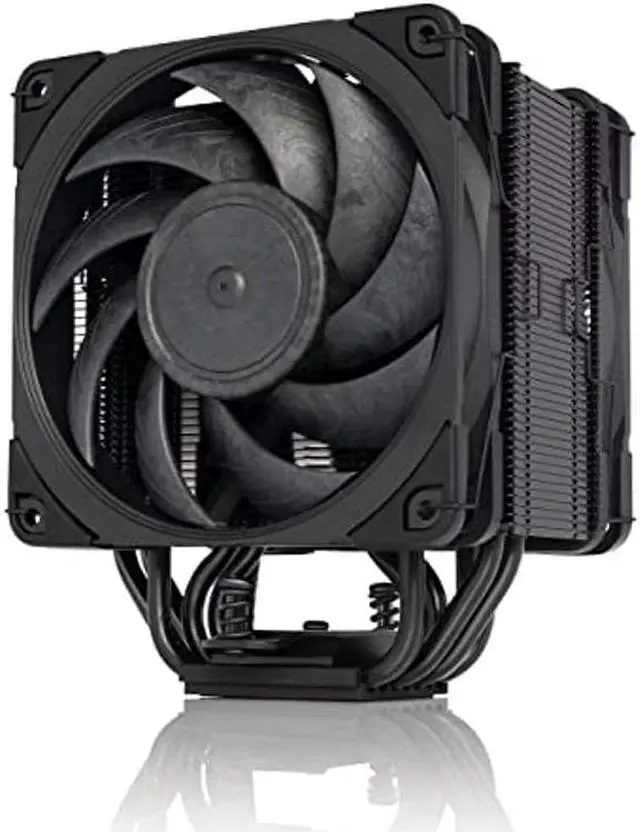 Alt view image 2 of 5 - Noctua NH-U12A chromax.Black CPU Cooler with NA-HC7 chromax.Black.swap heatsink Cover