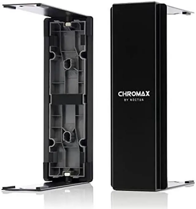 Alt view image 3 of 5 - Noctua NH-D15 chromax.Black CPU Cooler with NA-HC4 chromax.Black Heatsink Covers