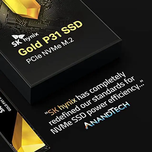 Alt view image 3 of 5 - SK hynix Gold P31 1TB PCIe NVMe Gen3 M.2 2280 Internal SSD, Up to 3500MB/S, Compact M.2 SSD Form Factor SSD, Internal Solid State Drive with 128-Layer NAND Flash