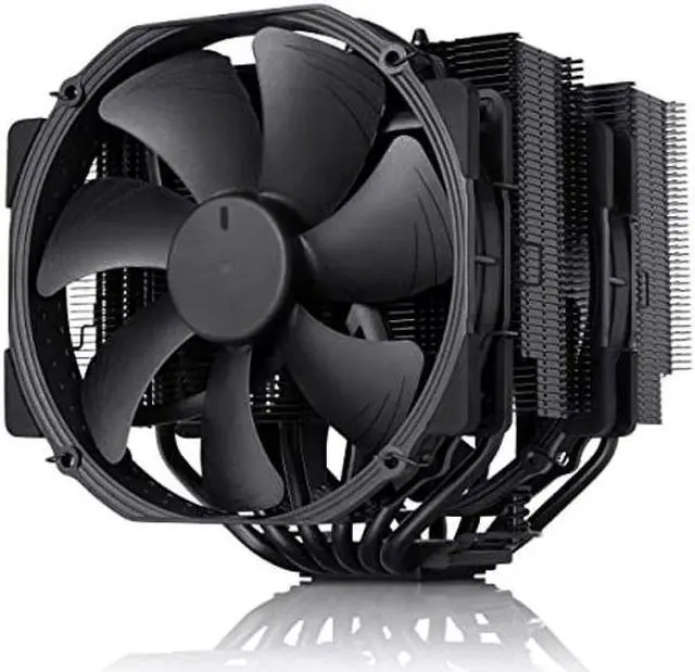 Alt view image 2 of 5 - Noctua NH-D15 chromax.Black CPU Cooler with NA-HC4 chromax.White Heatsink Covers