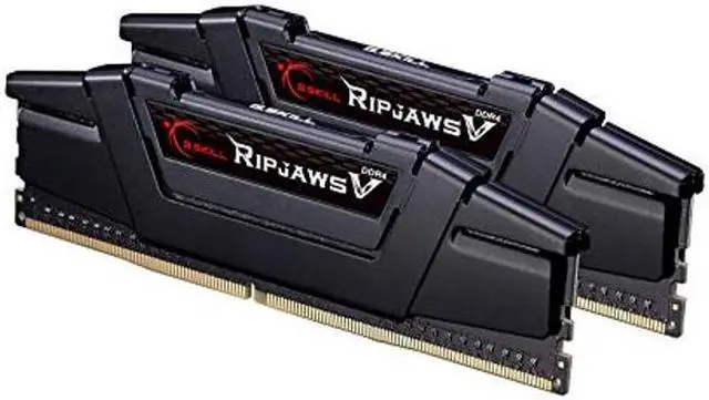 Alt view image 3 of 5 - G.SKILL Ripjaws V Series (Intel XMP) DDR4 RAM 32GB (2x16GB) 3600MT/s CL16-19-19-39 1.35V Desktop Computer Memory UDIMM - Black (F4-3600C16D-32GVKC)