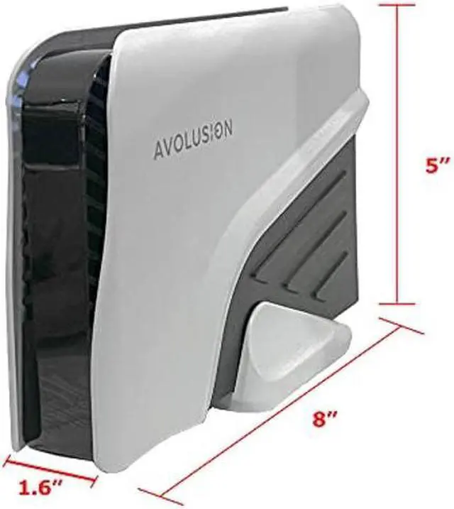 Alt view image 5 of 5 - Avolusion PRO-Z Series 8TB USB 3.0 External Hard Drive for WindowsOS Desktop PC/Laptop (White) - 2 Year Warranty