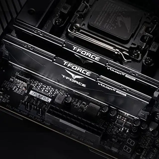 Alt view image 3 of 5 - TEAMGROUP T-Force Vulcan Alpha DDR5 Ram 32GB Kit (2x16GB) 5600MHz (PC5-44800) CL40 Desktop Memory Module Ram (Black) AMD Optimized Memory FLABD532G5600HC40BDC01