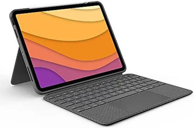 Main image of Logitech Combo Touch iPad Air (4th, 5th gen - 2020, 2022) Keyboard Case - Detachable Backlit Keyboard with Kickstand, Trackpad, Smart Connector - Oxford Gray; USA Layout