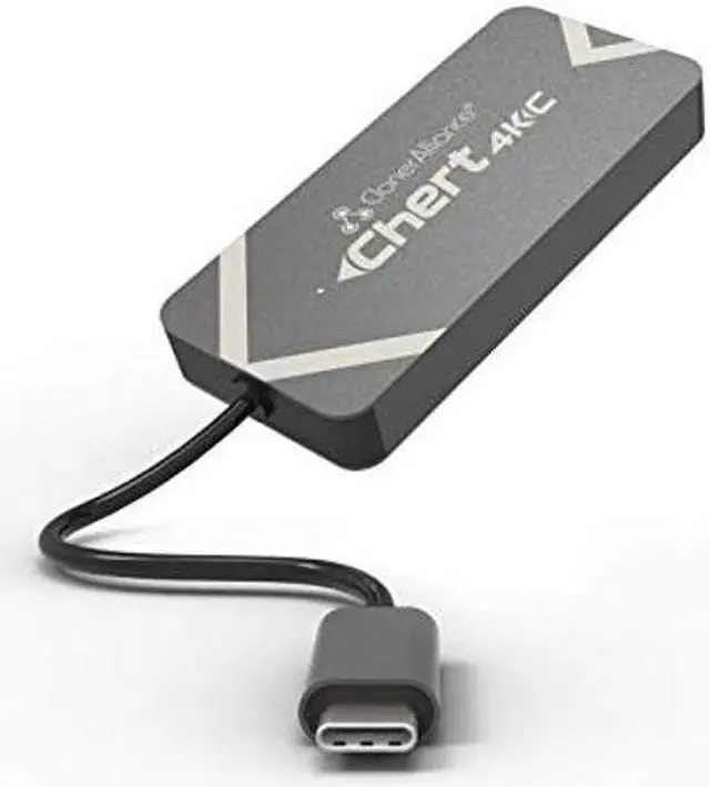 Main image of ClonerAlliance Chert 4KC, HDMI to USB-C Video Capture Dongle, Ultra Low Latency, Play Game Consoles on Laptop, Driver Free, 4K Input Supported.