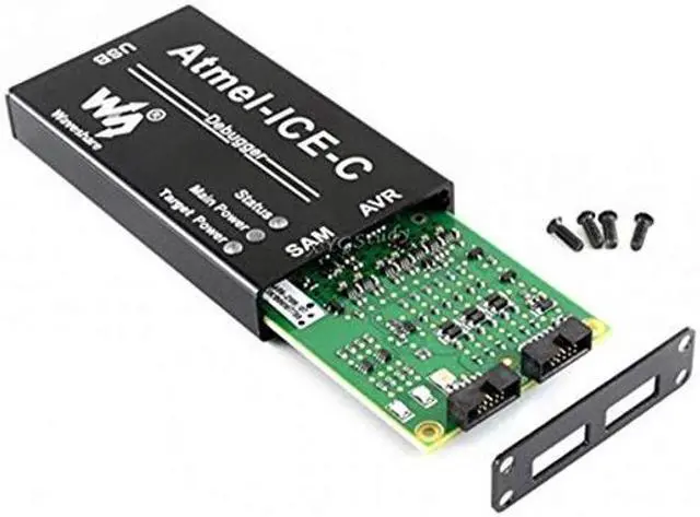 Alt view image 3 of 5 - Compatible Powerful Atmel-ICE MCU AVR SAM Xmega Programmer Debugger On-chip Debug Supports JTAG aWire PDI debugWIRE SWD TPI SPI Interface Original ATMEL-ICE-PCBA Inside @XYGStudy