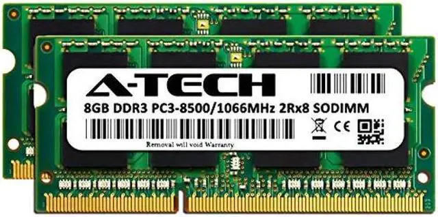 Alt view image 2 of 3 - A-Tech 16GB Kit (2x8GB) RAM for Apple Mac Mini Mid 2010 | DDR3 1066MHz / 1067MHz SODIMM PC3-8500 204-Pin Max Memory Upgrade
