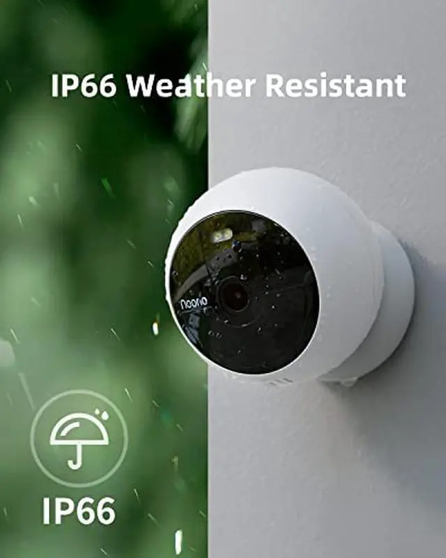 Alt view image 2 of 5 - Noorio B200 Security Camera Wireless Outdoor, 1080p Home Security Camera, Wire-Free Battery Powered WiFi Camera, Color Night Vision, AI Motion Detection, Work with Alexa, Set up in Minutes