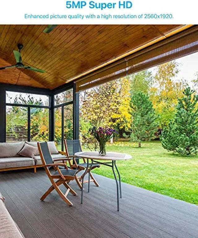 Alt view image 2 of 5 - ZOSI 4 Pack 5MP 3K Add-on Security Dome POE Camera with Cable, 2880 x 1620 Indoor Outdoor IP Camera, 80ft Night Vision, 3.6mm Lens, 95degView Angle, IP66 Weatherproof (Only Work with ZOSI PoE NVR)