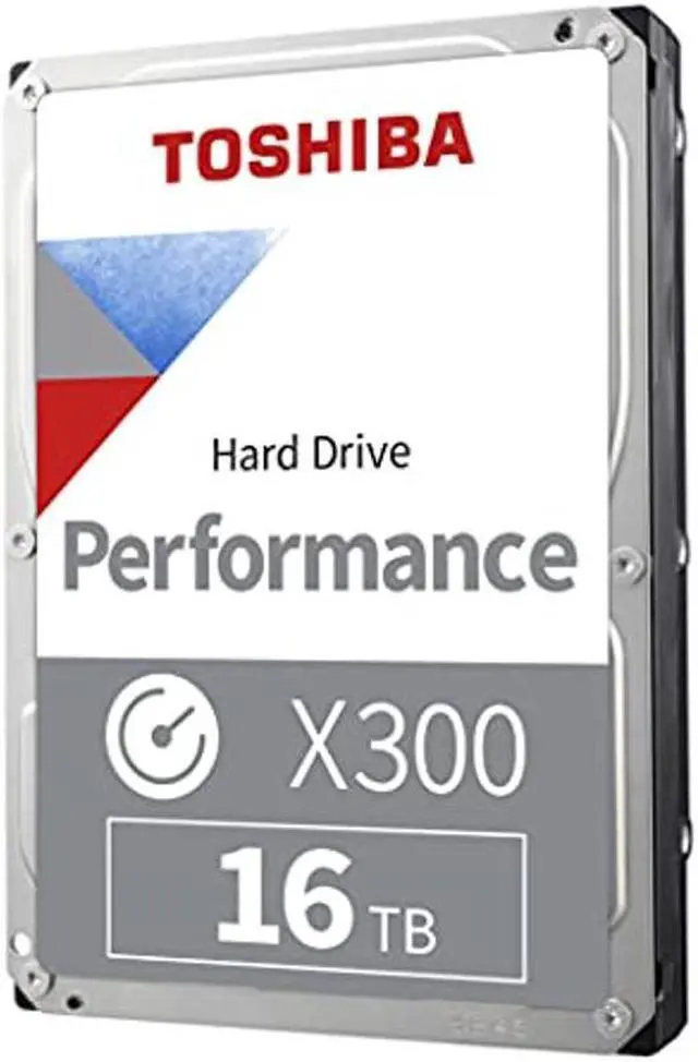Main image of Toshiba X300 16TB Performance & Gaming 3.5-Inch Internal Hard Drive - CMR SATA 6 GB/s 7200 RPM 512 MB Cache - HDWR31GXZSTA
