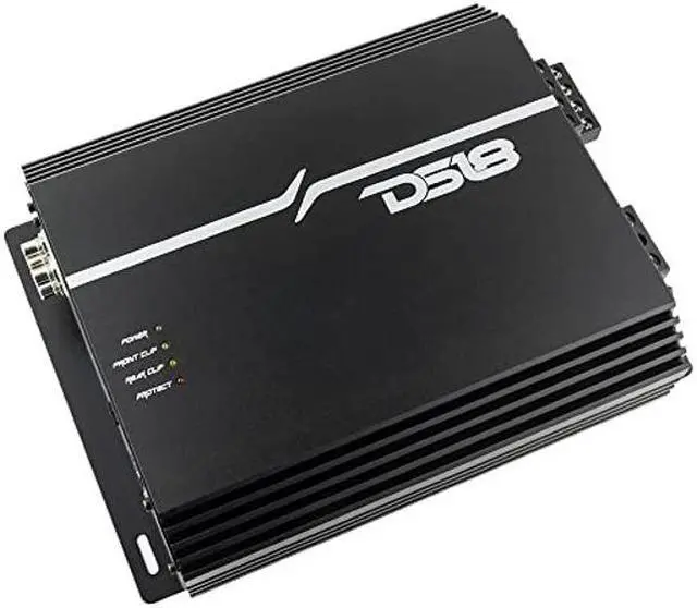 Alt view image 4 of 5 - DS18 EXL-P800X4 Korean 4-Channel Full Range Car Audio Amplifier Competition Grade Class AB MOSFET Amp 800 Watts Rms - Remote BASS Knob Included