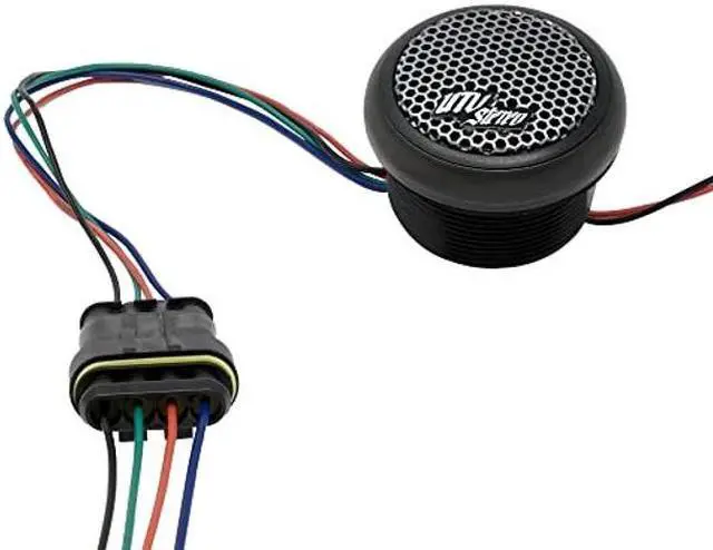Alt view image 4 of 5 - UTV Stereo RZR Pro R, Turbo R & Pro XP 1' Neodymium Magnet Tweeters Upgrade w/LED RGB Rings - High-Performance Neo Tweeter Upgrade