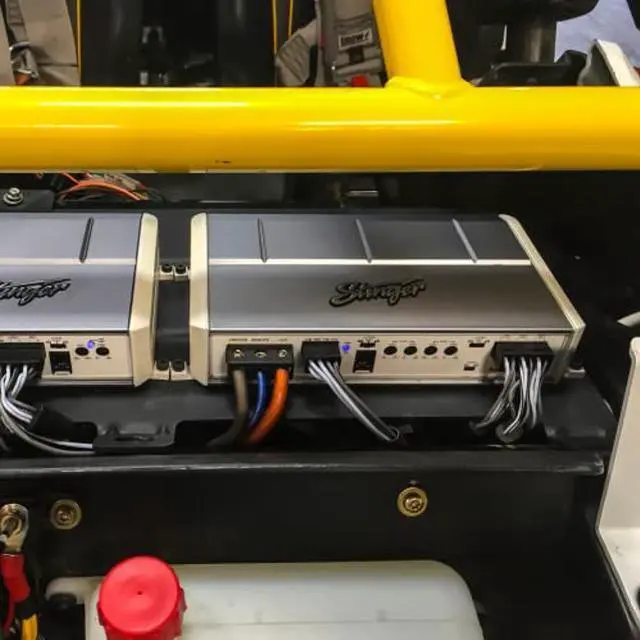 Alt view image 2 of 5 - Stinger SPX700X4 Micro 4 Channel 700 Watt Powersports Amplifier for Motorcycles, ATV, Marine and Mobile Applications