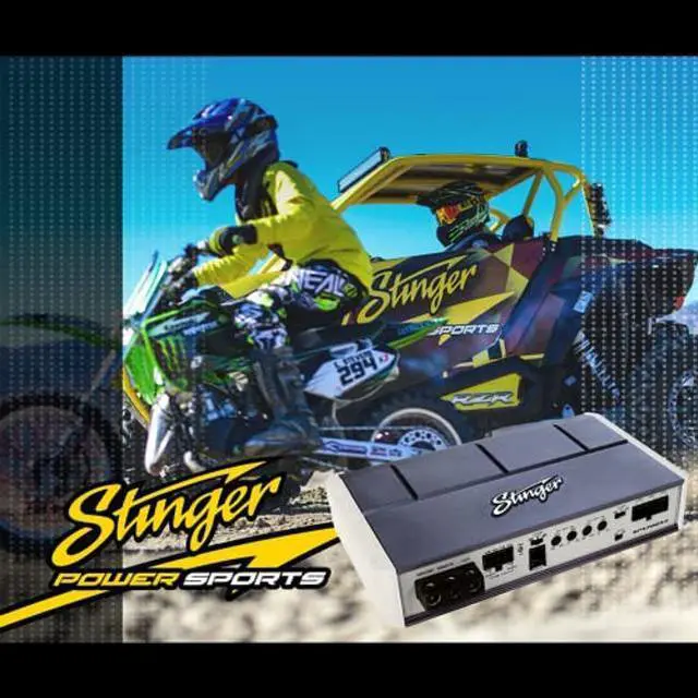 Alt view image 4 of 5 - Stinger SPX700X4 Micro 4 Channel 700 Watt Powersports Amplifier for Motorcycles, ATV, Marine and Mobile Applications