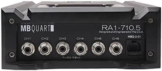 Alt view image 4 of 5 - MB Quart RA1-710.5 Reference 700 Watt 5 Channel Amplifier with Bass Remote