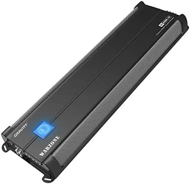Main image of Gravity 6000.1D Class D Car Audio Amplifier - 3000 Watts True RMS @ 1 Ohm Max Power at 6000W, 1/2/4 Ohm Stable, Digital, Monoblock, Mosfet Power Supply, Great for Subwoofers
