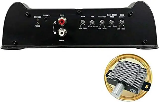 Alt view image 4 of 5 - Gravity 6000.1D Class D Car Audio Amplifier - 3000 Watts True RMS @ 1 Ohm Max Power at 6000W, 1/2/4 Ohm Stable, Digital, Monoblock, Mosfet Power Supply, Great for Subwoofers