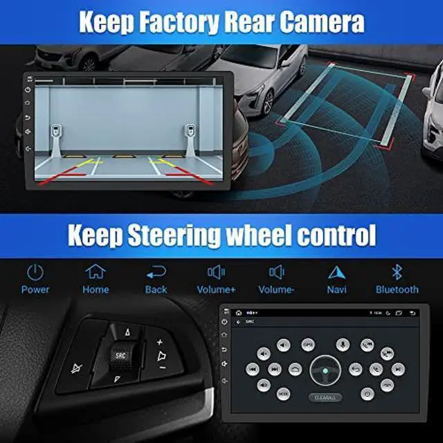 Alt view image 5 of 5 - Car Radio for Toyota Highlander 2014-2019 Built in Carplay/Android Auto,Android 12 Head Unit 4G RAM 64GROM with WiFi GPS Navigation Bluetooth Steering Wheel Control