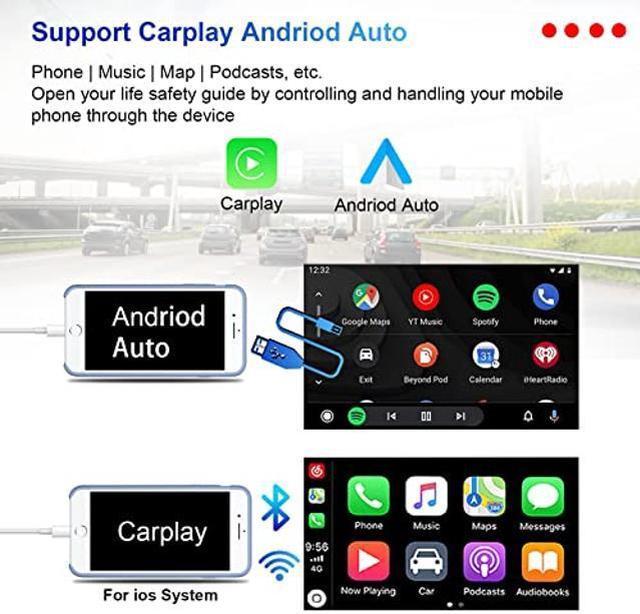 9'' Wireless Carplay Android 12 AutoRadio Navi GPS für Mercedes A/B Kl