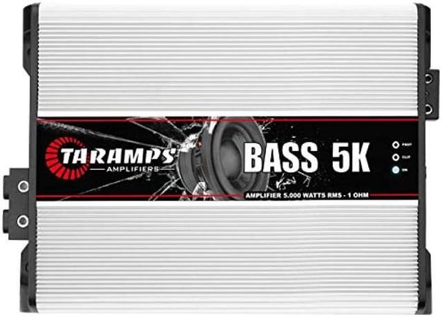 Main image of Taramps Bass 5k 5000 watts Rms Car Audio Amplifier 1 ohm Mono amp Class D 1 Channel Low Pass Subsonic Filter Bass Boost, Monoblock High Performance, RCA Power Amplifier