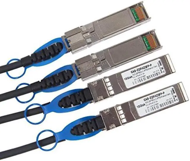 Alt view image 5 of 5 - 100G QSFP28 to 4X 25G SFP28 Breakout DAC Passive Direct Attach Copper Twinax Cable for Juniper JNP-100G-4X25G-2M, 2-Meter(6.5ft)