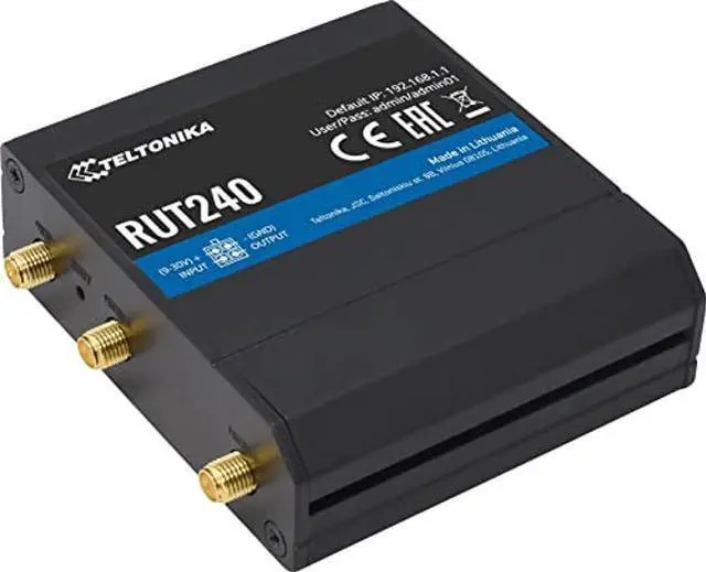 Main image of Teltonika RUT240 4G /LTE & WiFi Cellular Router with Ethernet and I/O - Verizon - RUT24002U000
