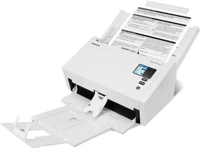 Main image of Visioneer Patriot PD45 Scanner, USB Duplex Office Document Scanner for PC, 50 PPM, Sheetfed 100 Page Automatic Document Feeder (ADF), White